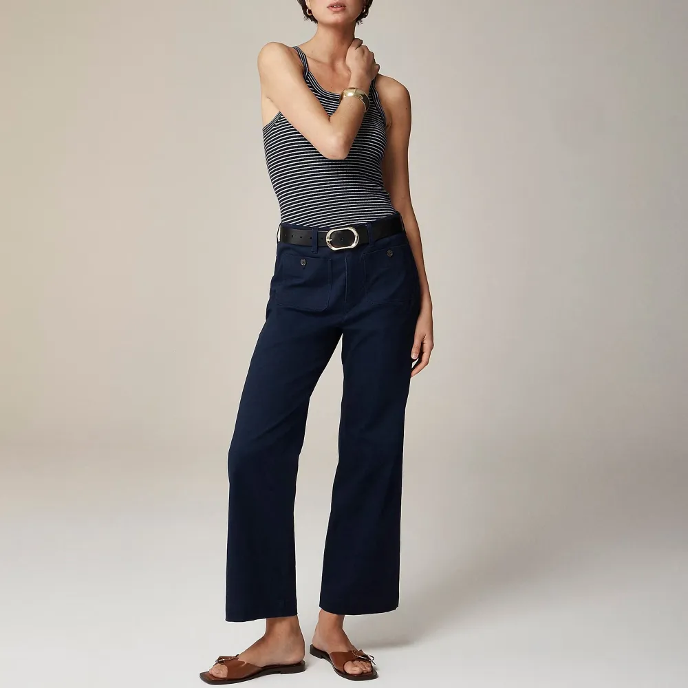 Sailor slim wide-leg chino pant