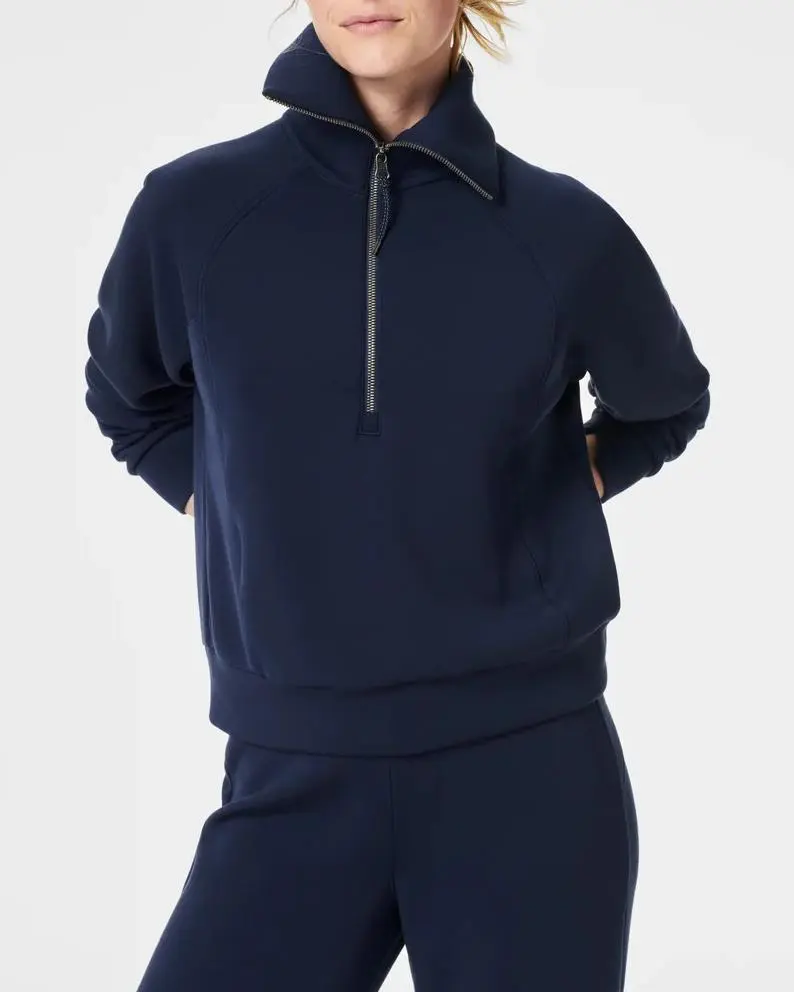 Timeless Navy Half Zip Sweatshirts