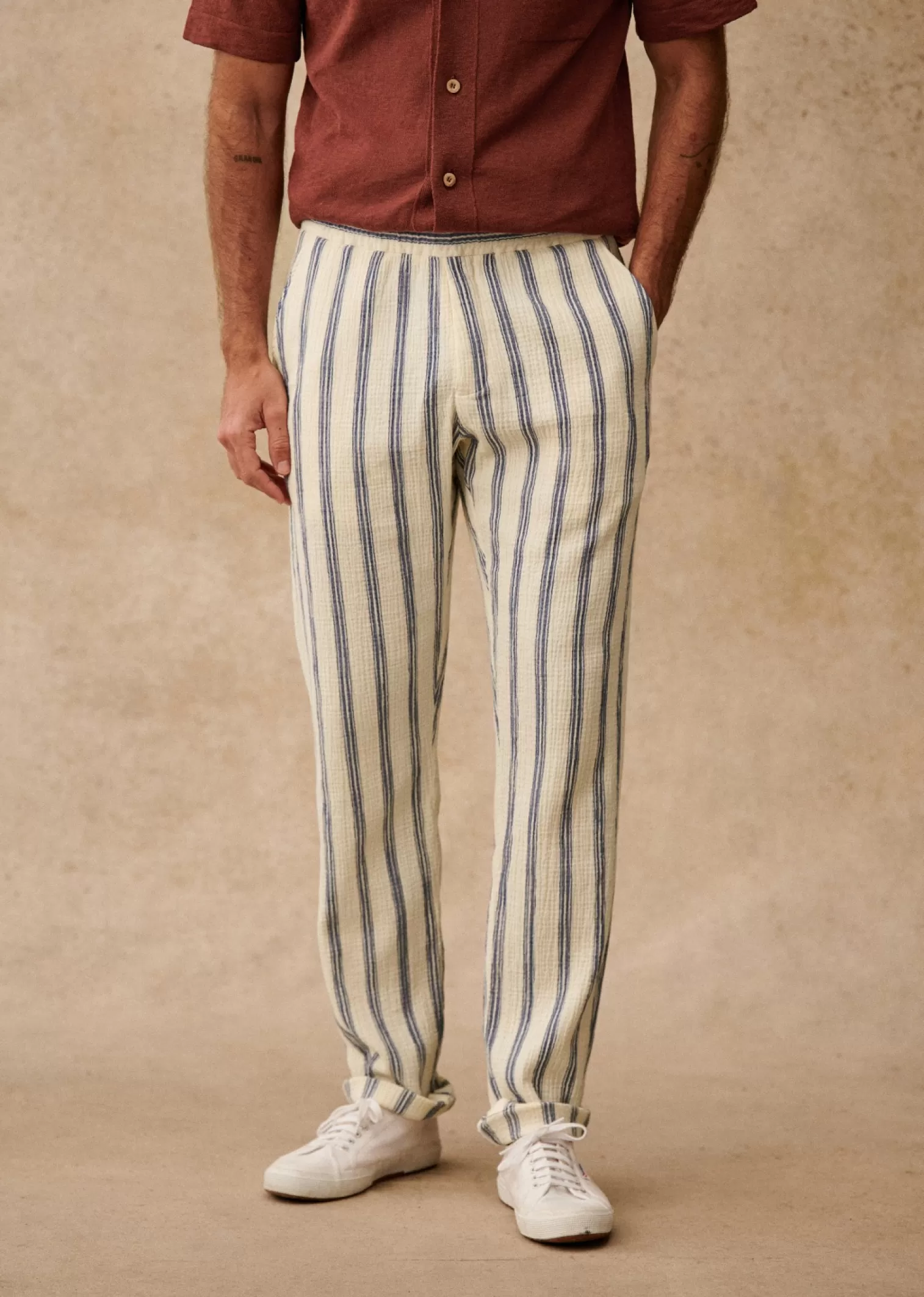 Danny Lightweight Cotton Trousers