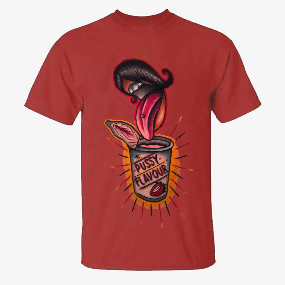 Pussy Flavour Printed Men's T-shirt