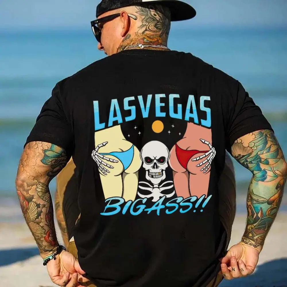 Lasvegas Bigass! Printed Men's T-shirt