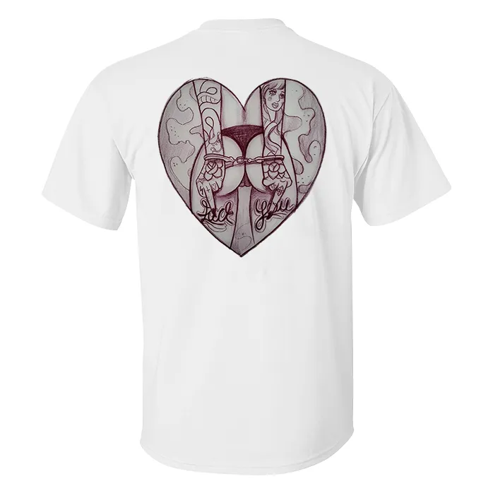 Handcuff You Printed Men's T-shirt