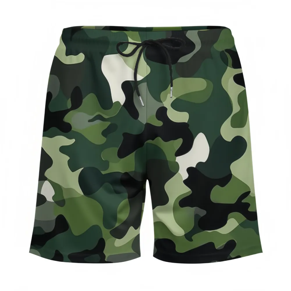 Various Colors Camouflage Sports Beach Shorts