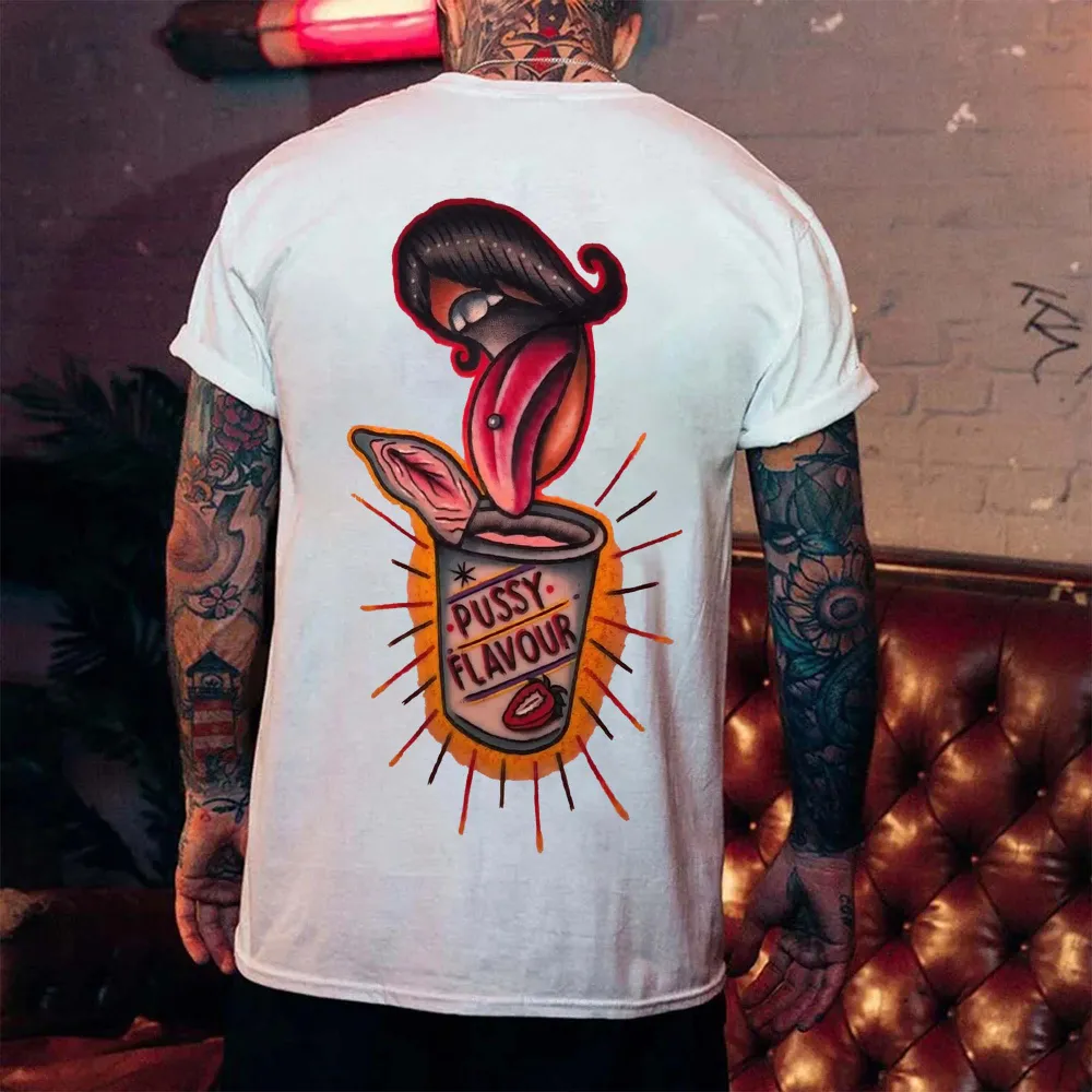 Pussy Flavour Printed Men's T-shirt