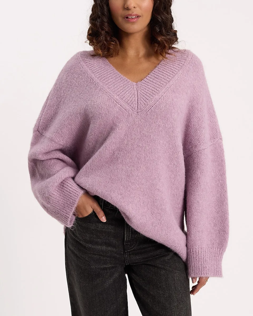 V-Neck Oversized Sweater