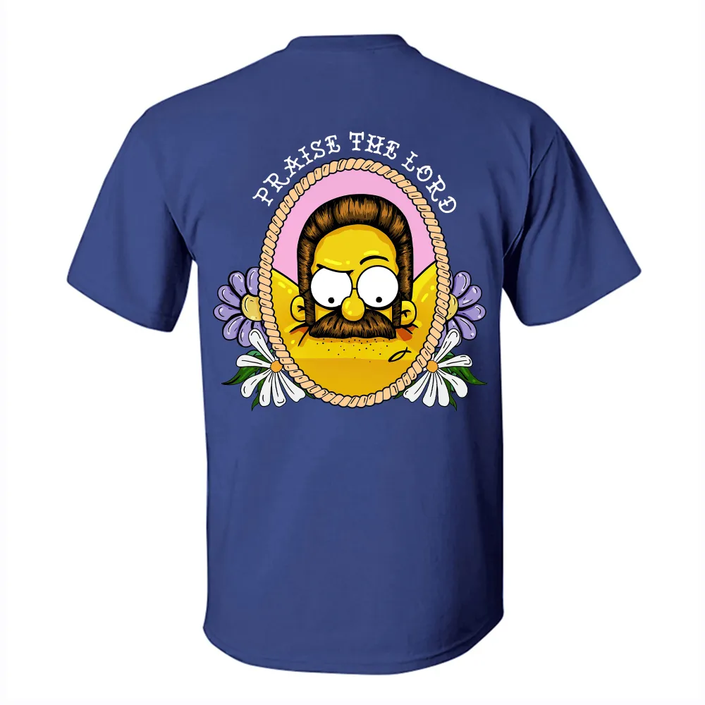 Praise The Lord Printed Men's T-shirt