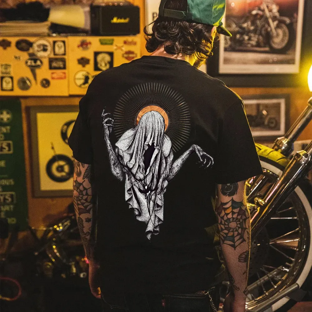 Grim Reaper Printed Men's T-shirt