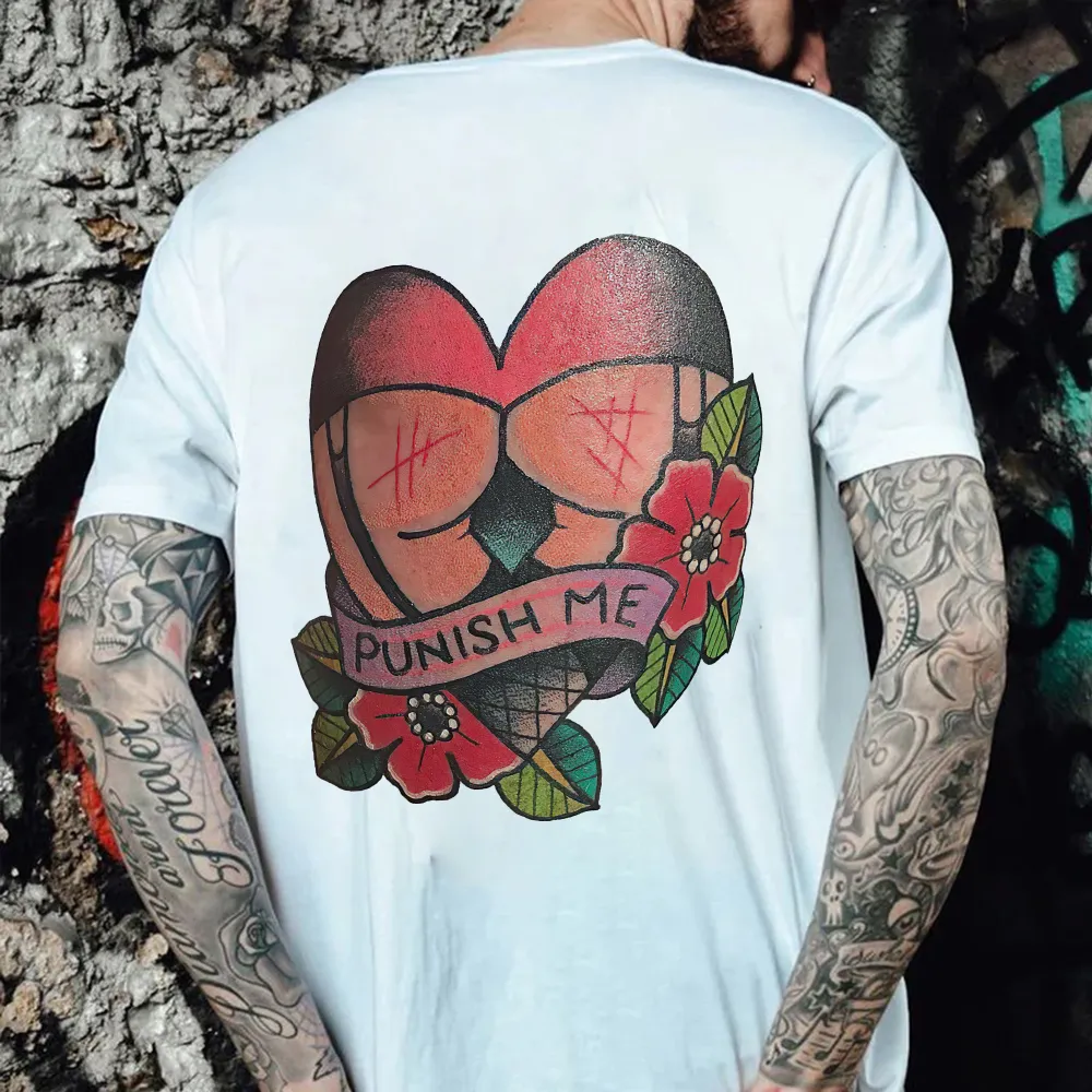 Punish Me Sexy Ass Printed Men's T-shirt