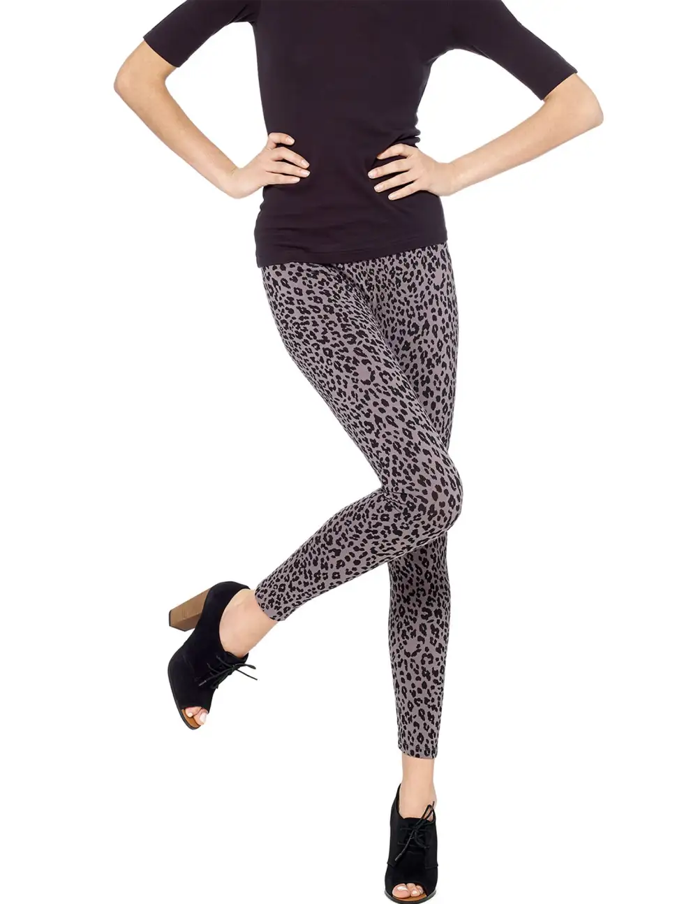 Cotton Animal Print Leggings