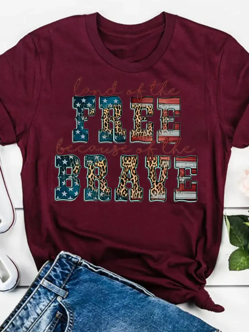 Land Of The Free Because Of The Brave T-Shirt