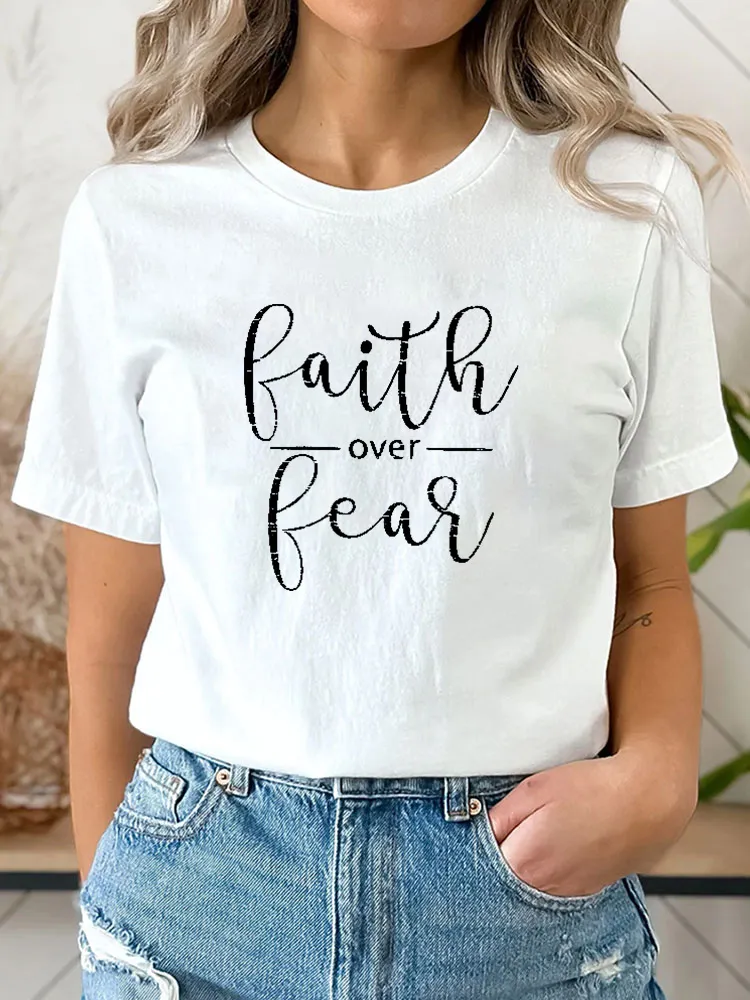 Faith Over Fear Shirt, Faith Tshirt, Women Christian Tee, Christian Saying Shirt, Be Brave Shirt, Jesus Christ T Shirt