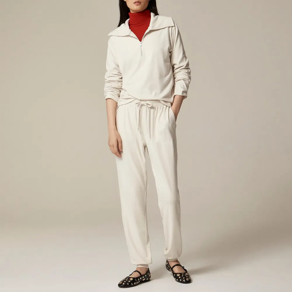 Soft rib jogger pant