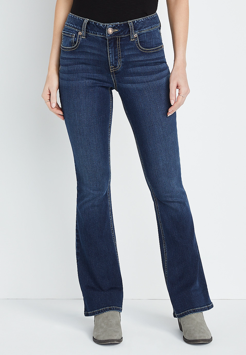 m jeans by maurices Classic Flare Mid Rise Jean