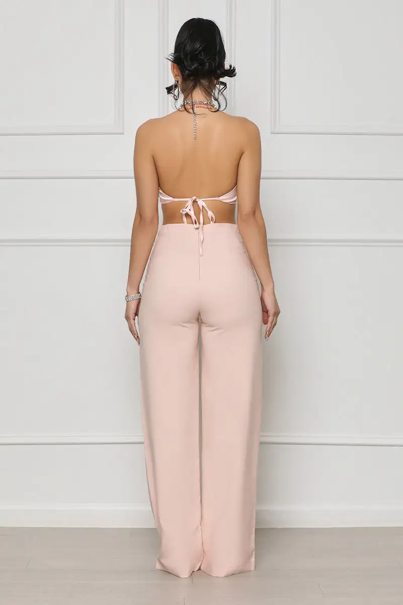 Freshly Bloomed Pants Set (Blush)