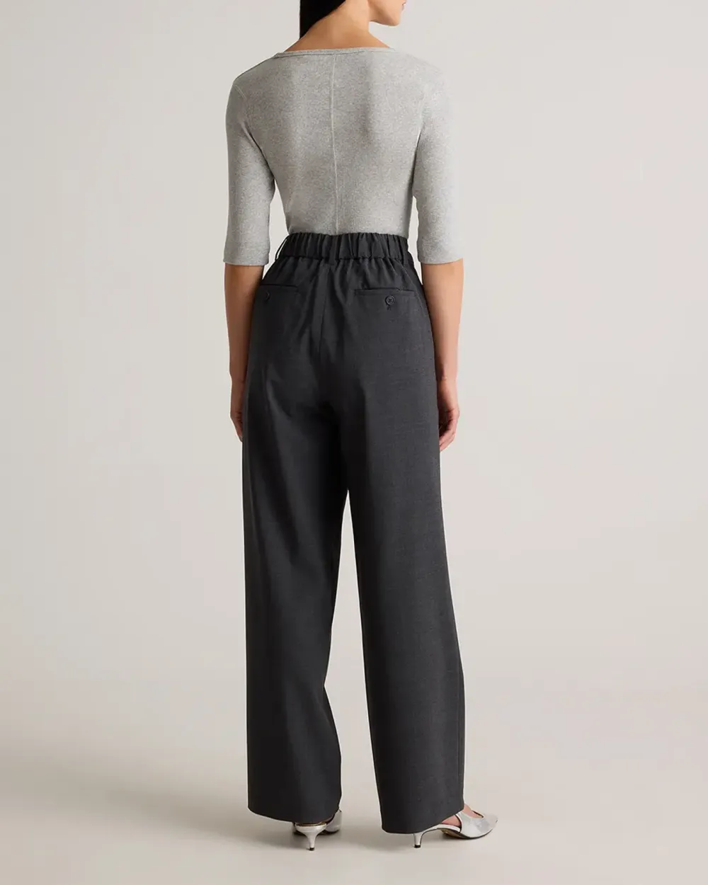 Italian Wool Pleated Trouser