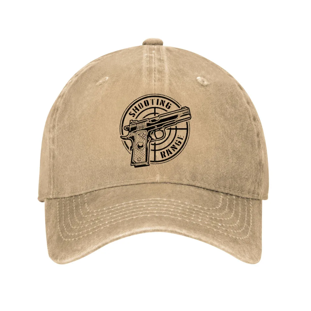 Shooting Range Fashion Print Cap