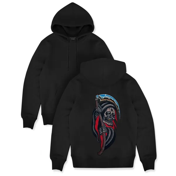 The Grim Reaper Printed Men's Hoodie