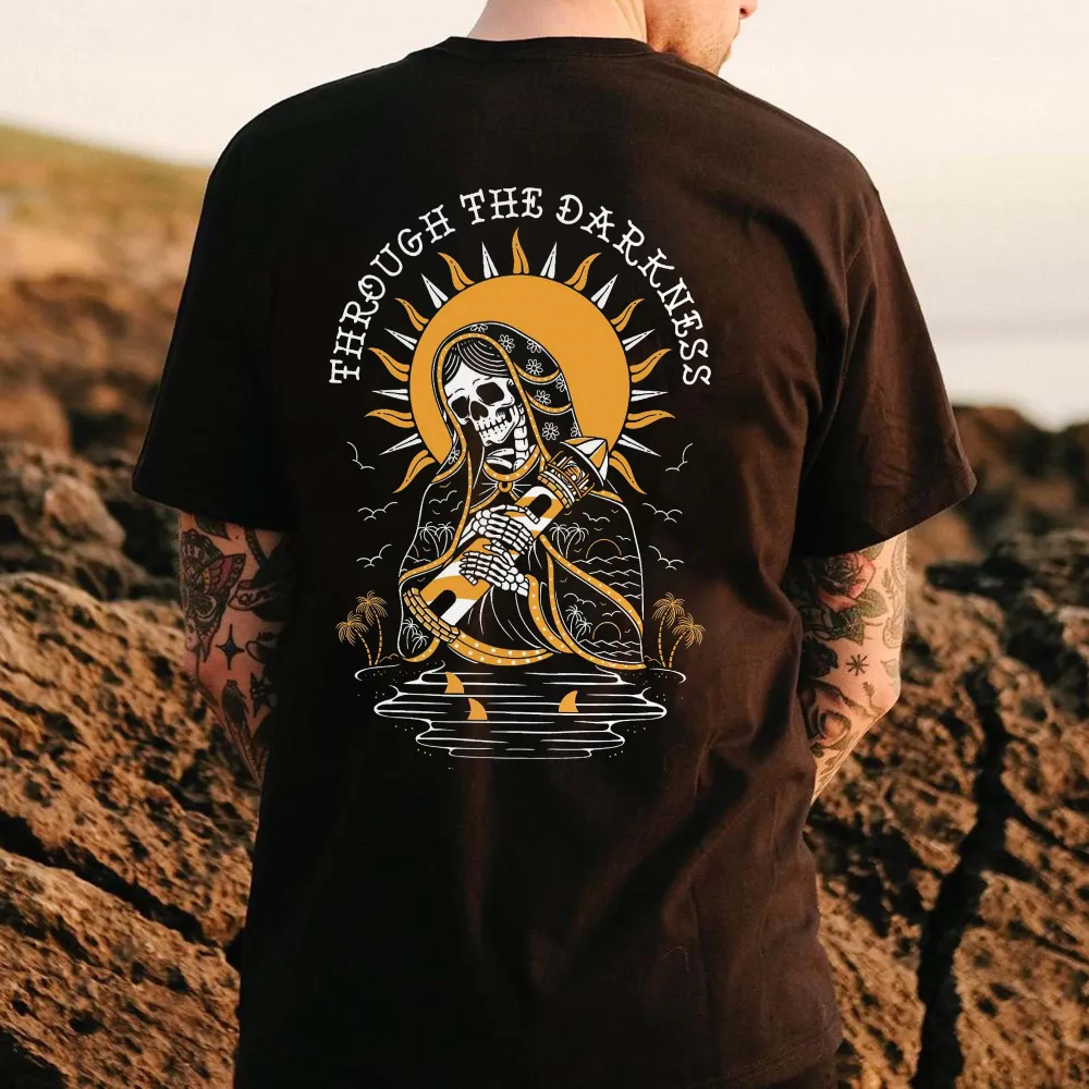 Through The Darkness Printed Men's T-shirt