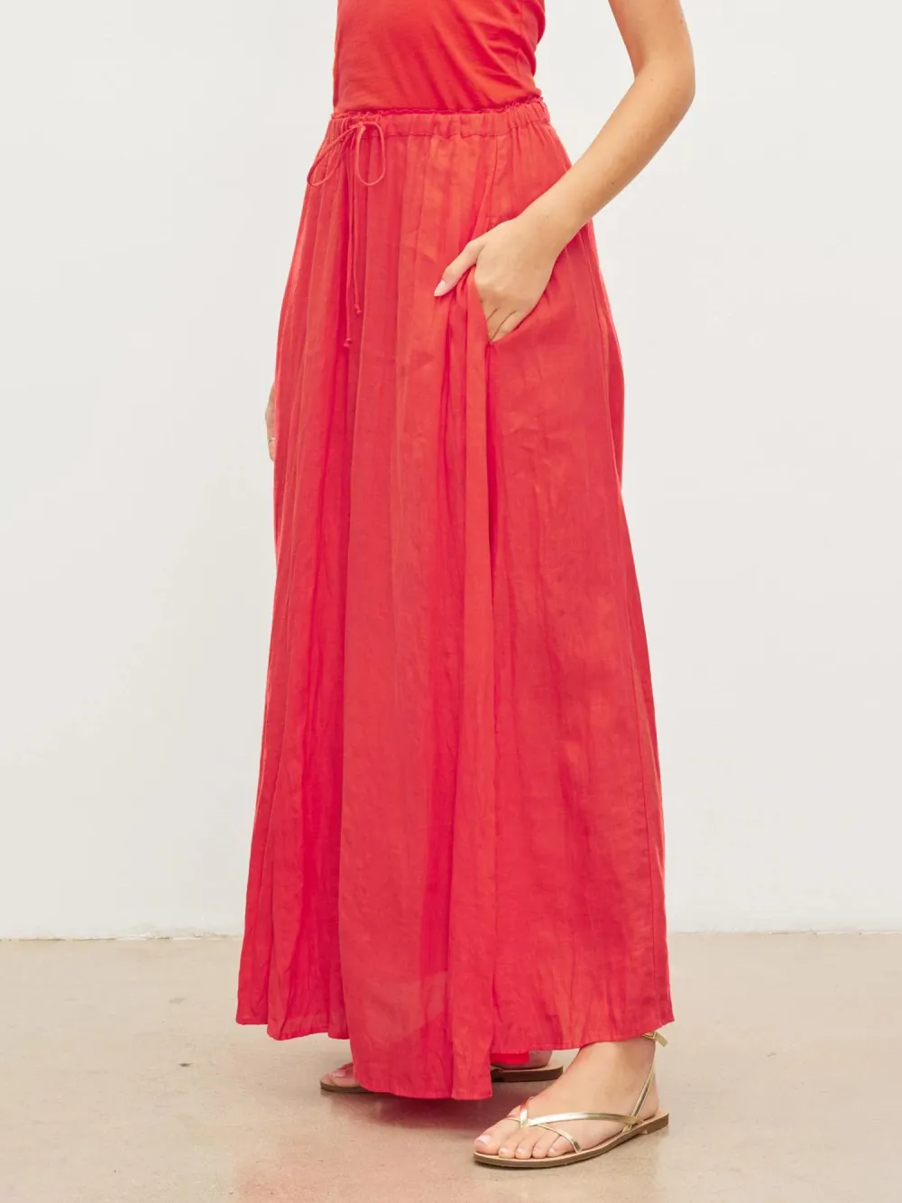 Bailey Linen Maxi Skirt