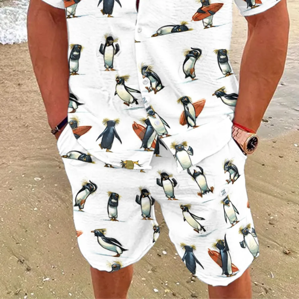 Big Z Men's Shirt&Short Two-piece set