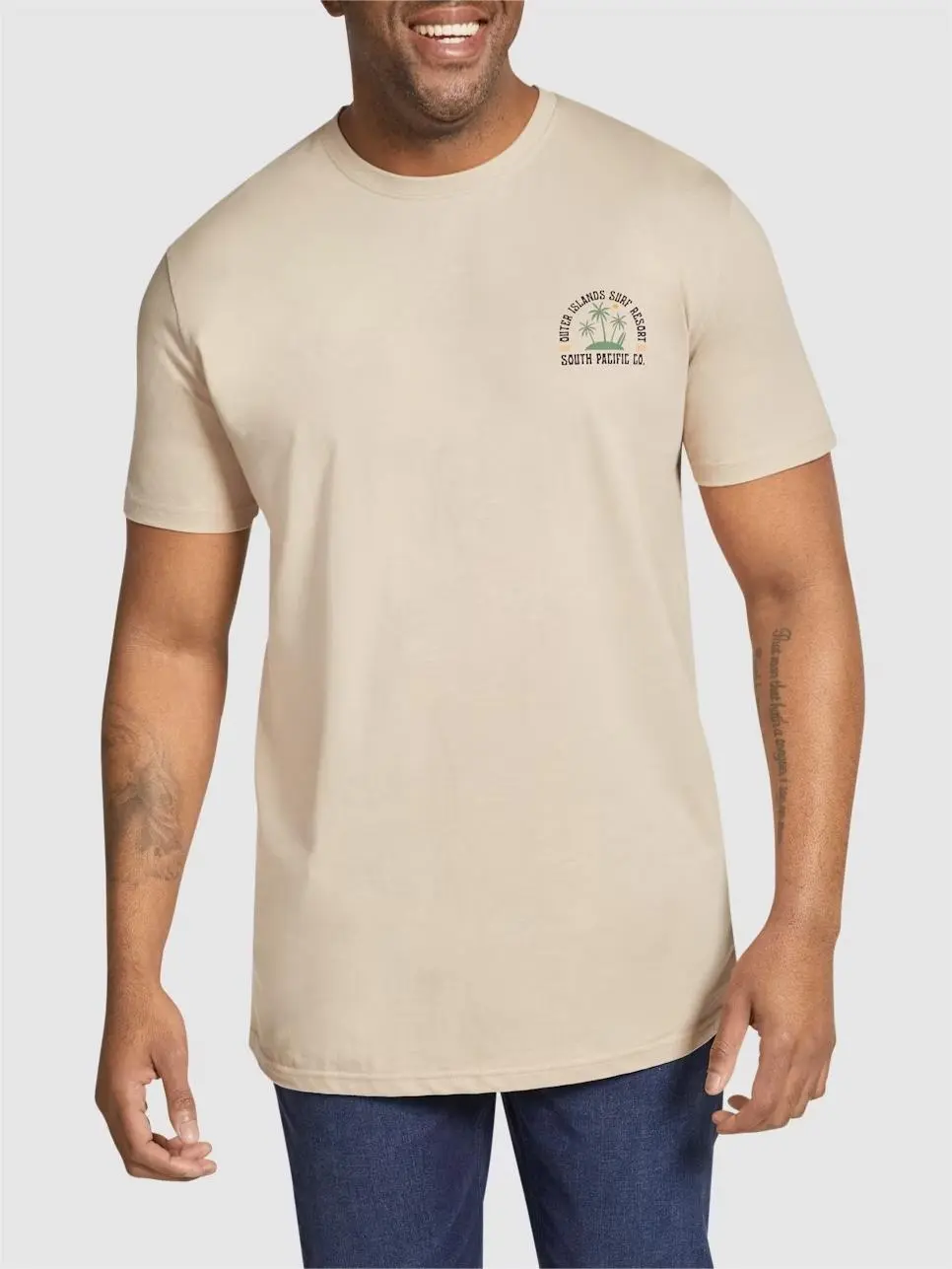 STONE SURF LONGLINE TEE