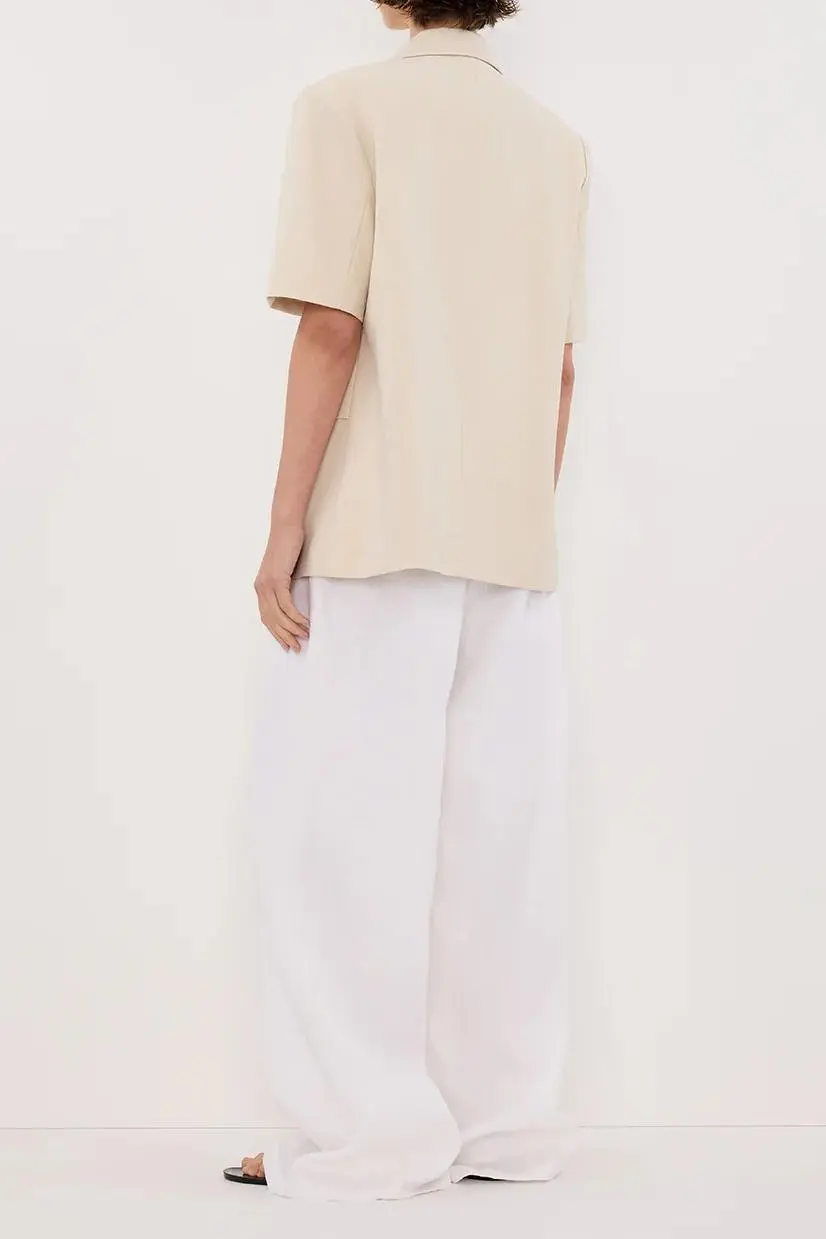 RITA SAND SHORT SLEEVE BLAZER