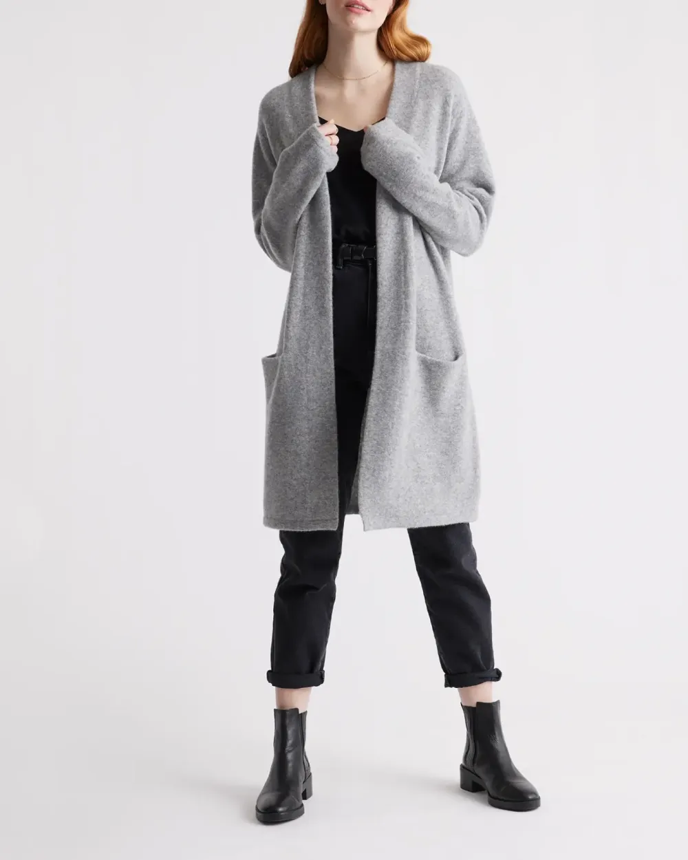 Superfine Merino Wool Sweater Coat