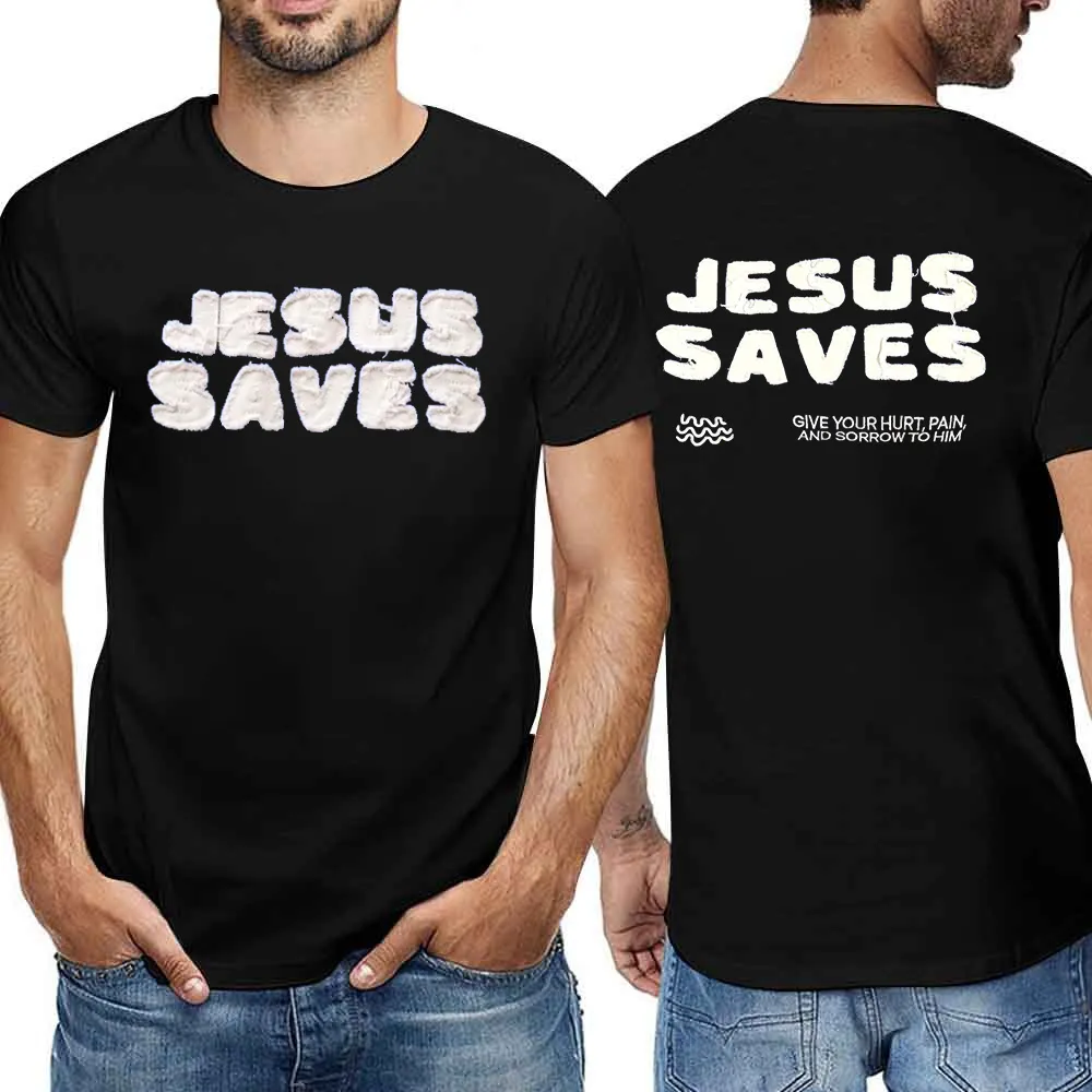 Men'S T-Shirt Jesus Saves Tee