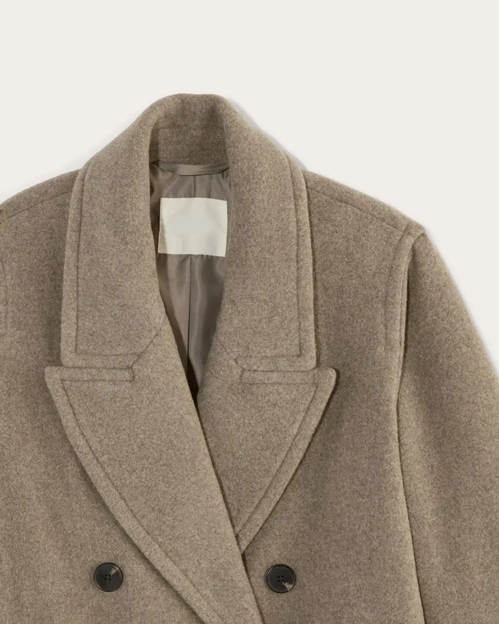 The Double-Breasted Coat in Wool