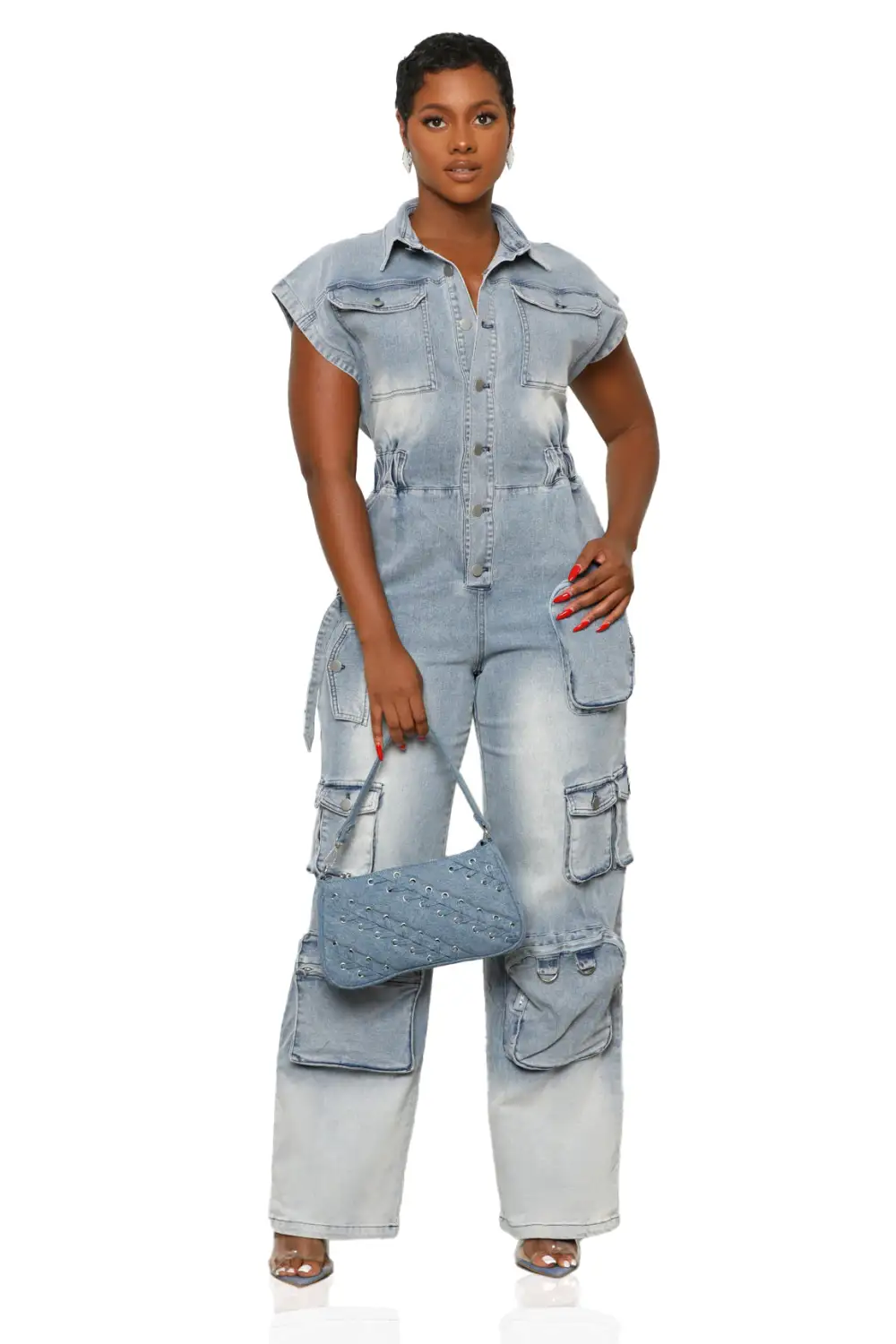 Cargo Utility Jumpsuit