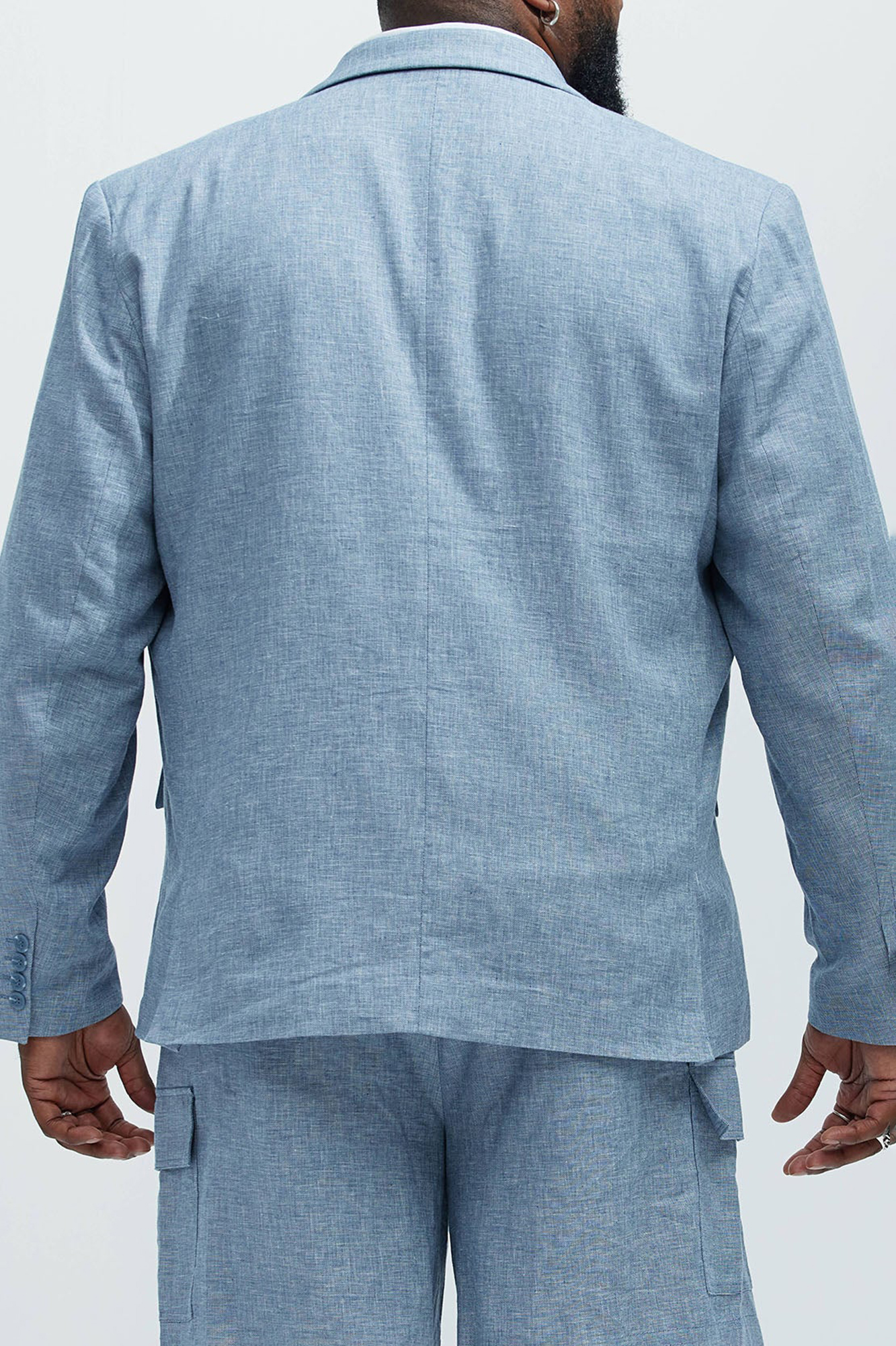 Bahamas Linen Suit Jacket - Blue