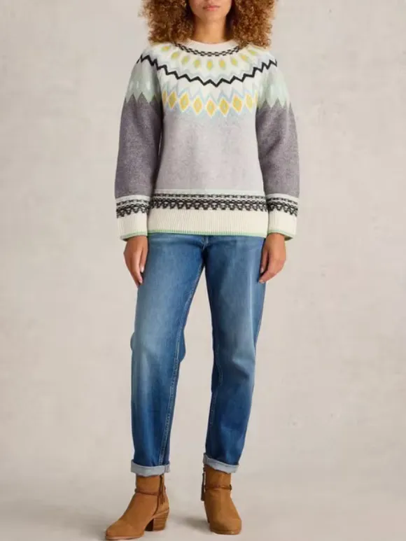 SUNSET FAIRISLE WOOL JUMPER