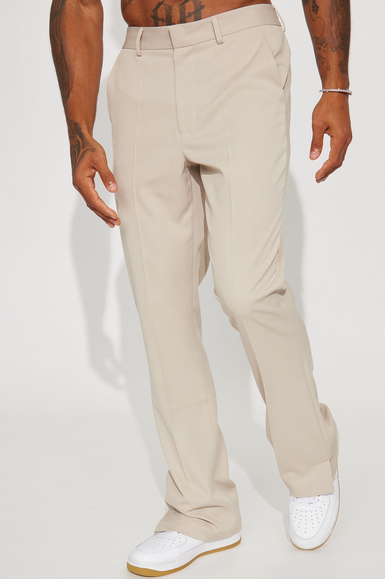 Don't Believe You Gabardine Flare Slit Trouser