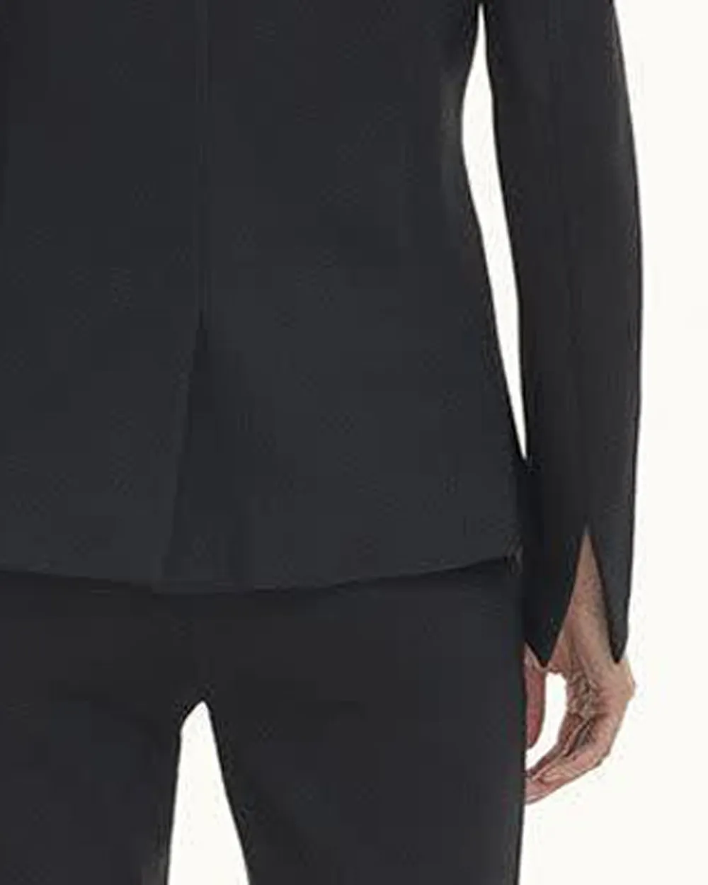 Fitted One-Button Blazer - The Modern Stretch