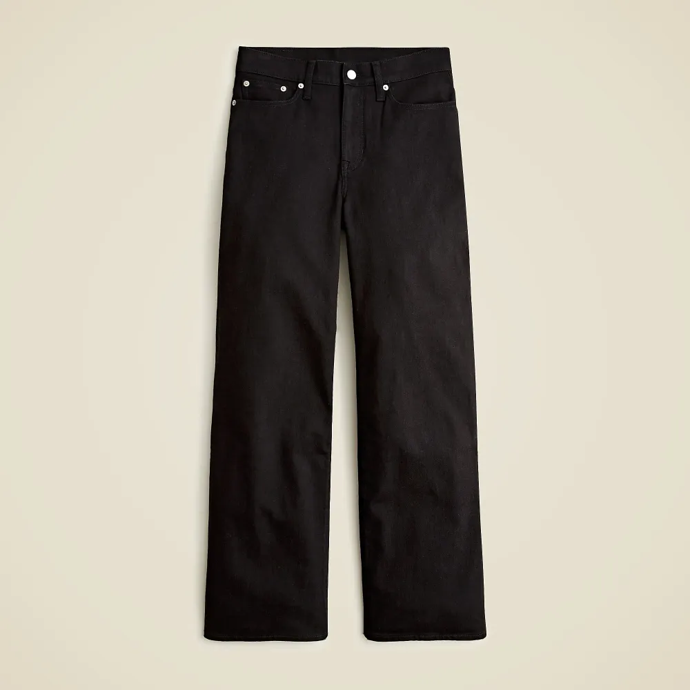 High-rise slim-wide jean semi-stretch