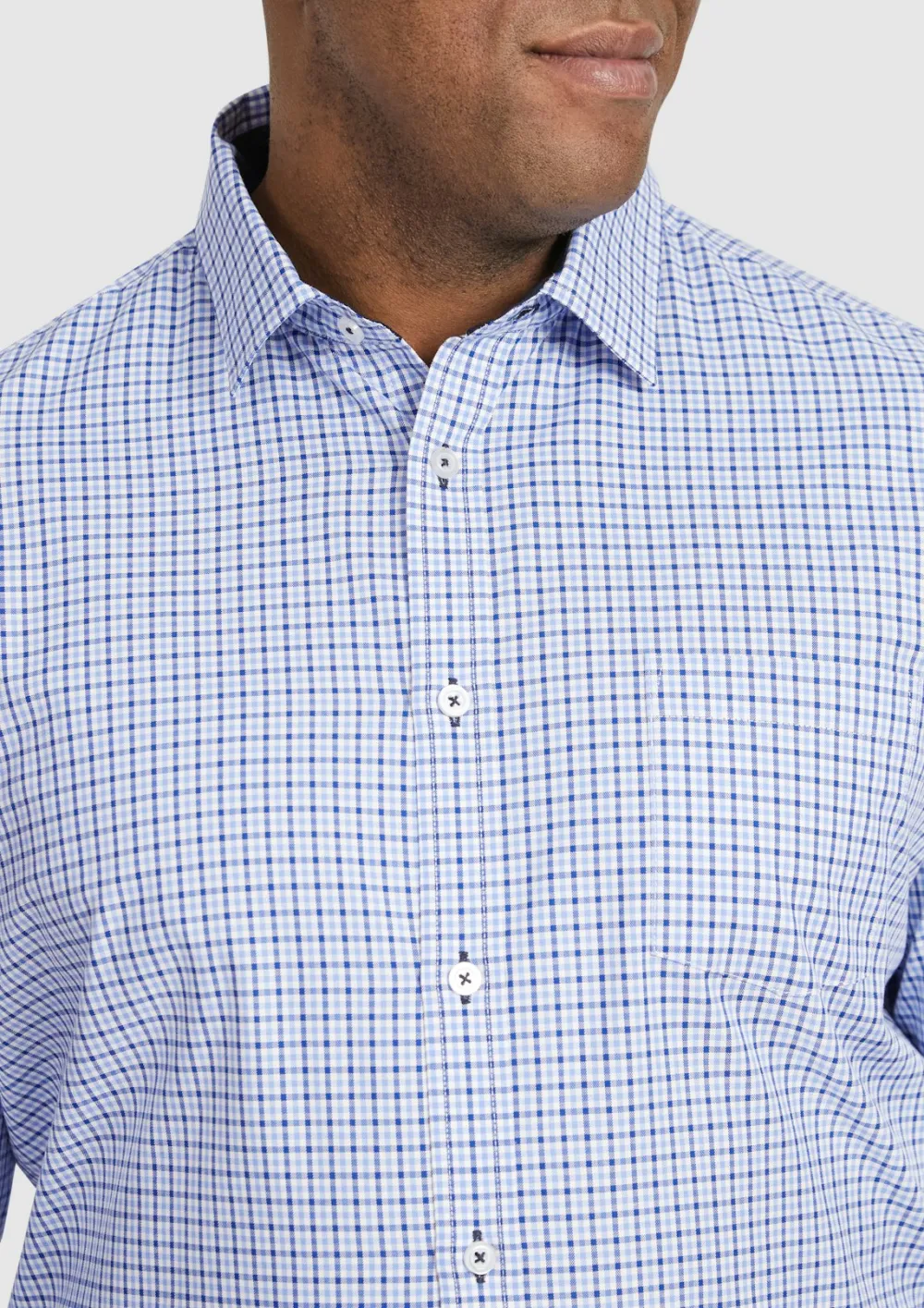 BLUE MARLON CHECK SHIRT