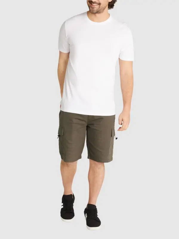 KHAKI NELSON KNIT CARGO SHORT