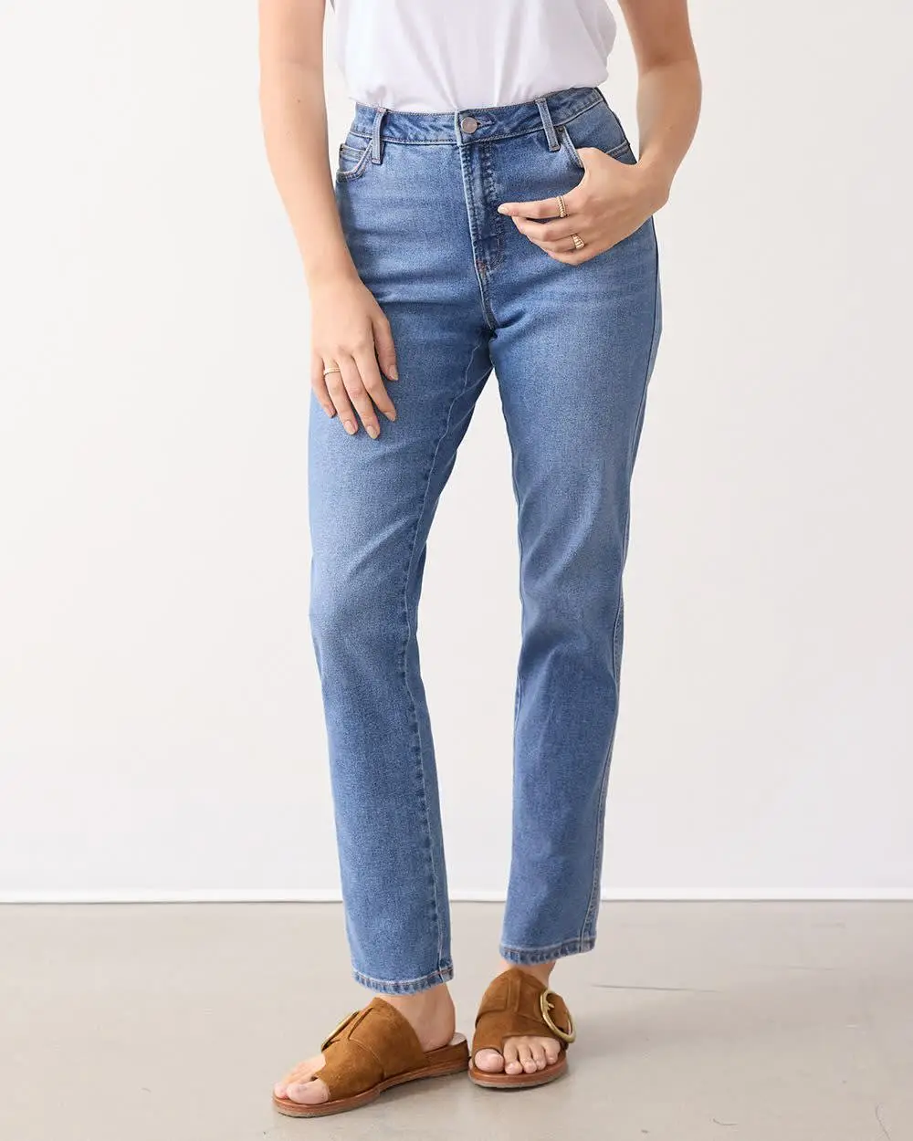 Slim-Leg High-Rise Jean - The Vintage - Curvy Fit