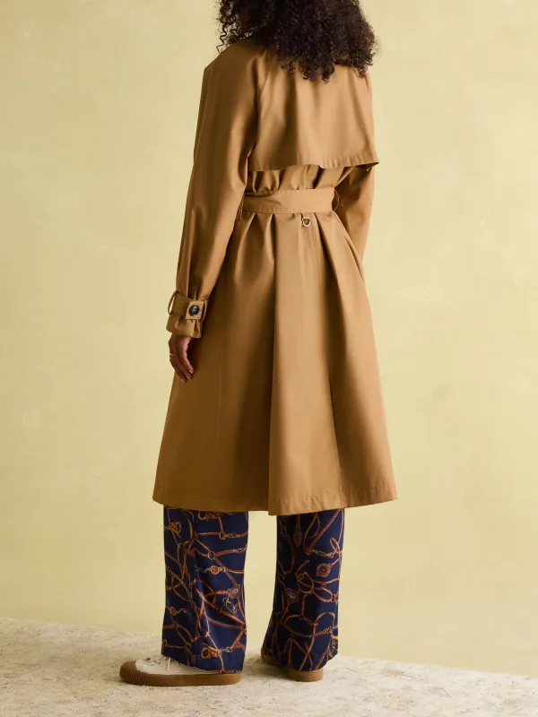 Daily Epwell Brown Waterproof Belted Trench Coat