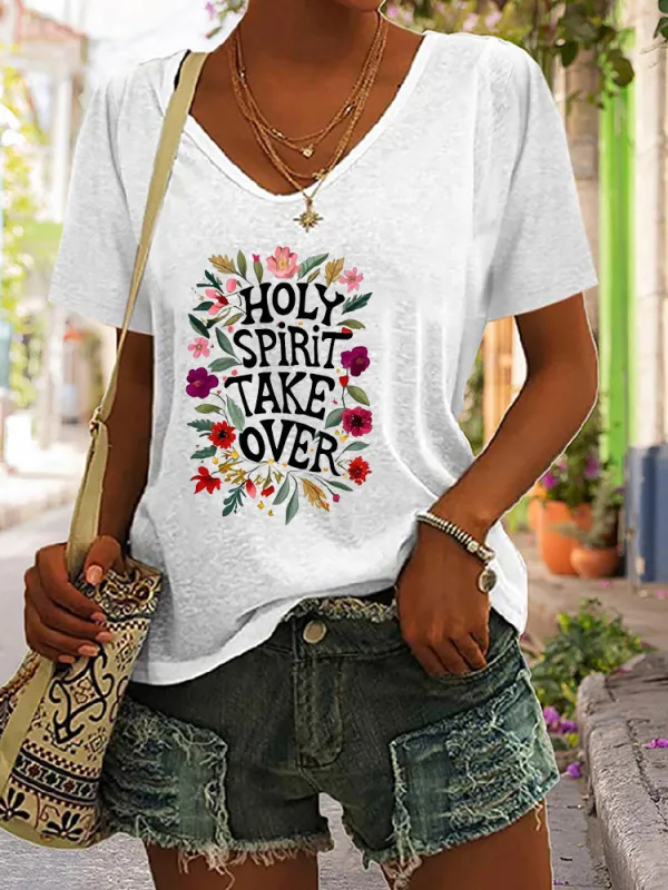 Holy Spirit Take Over Shirt, Funny Christian Shirts, Holy Spirit Shirt, Jesus Gift For Wife, Gifts For Women, Jesus