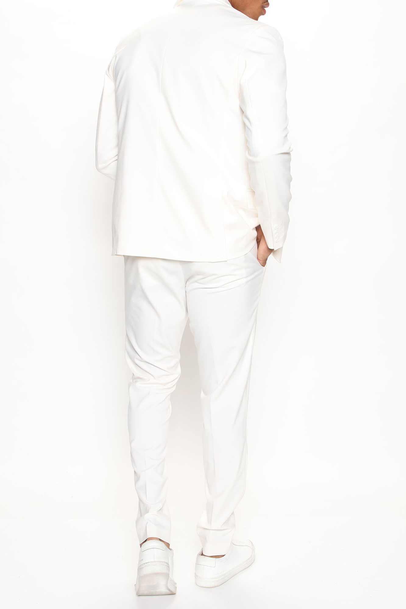 100% Polyester Lining Trouser - Off White