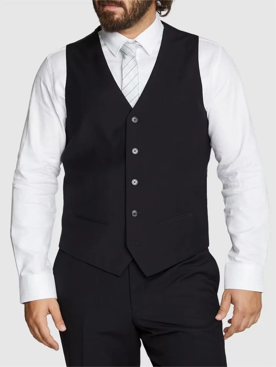 BLACK RAYMOND WAISTCOAT