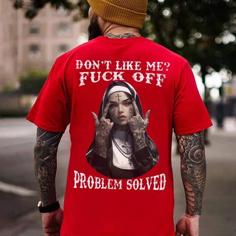 Don't Like Me? F*ck Off Printed Men's T-shirt