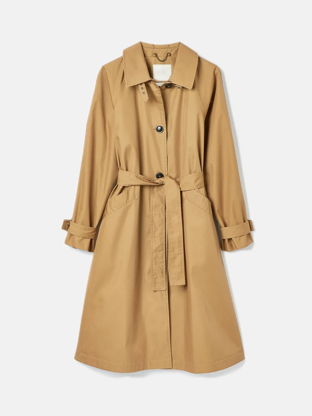 Daily Epwell Brown Waterproof Belted Trench Coat