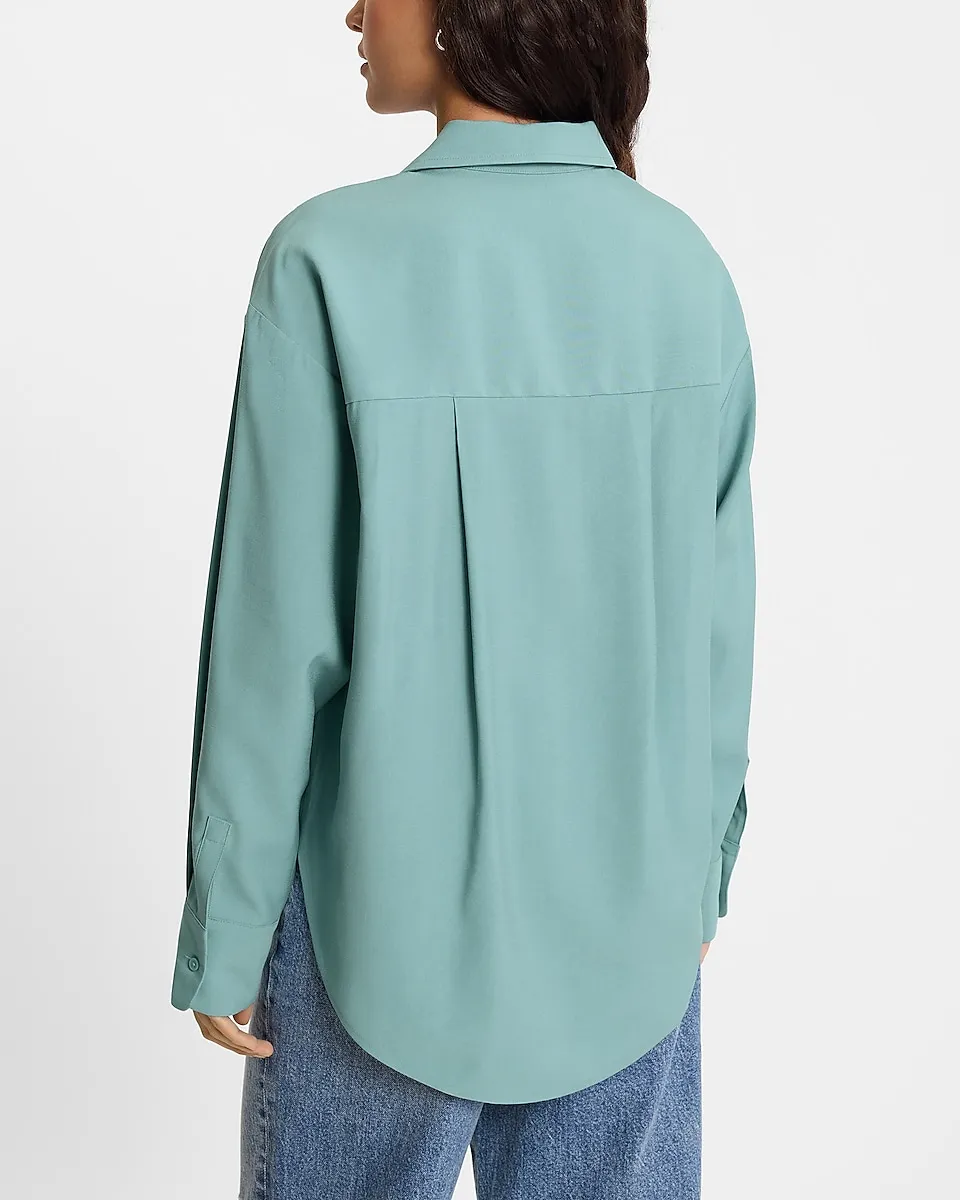 Chest Pocket Boyfriend Portofino Shirt