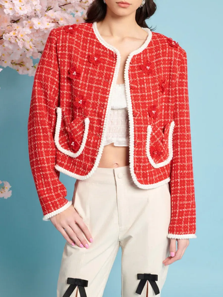 Sweet Cherry Tweed Jacket