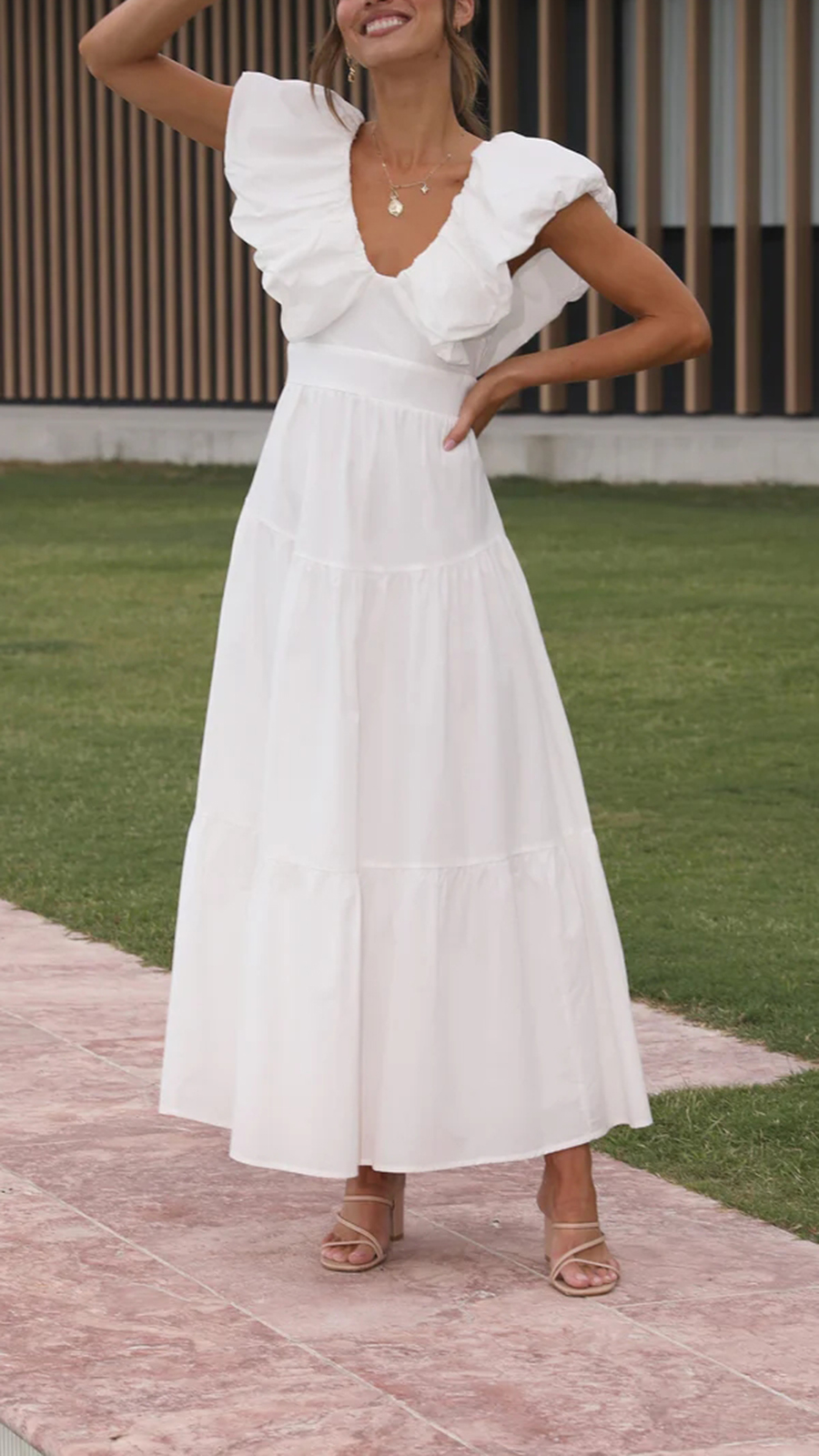 Emma Maxi Dress - White