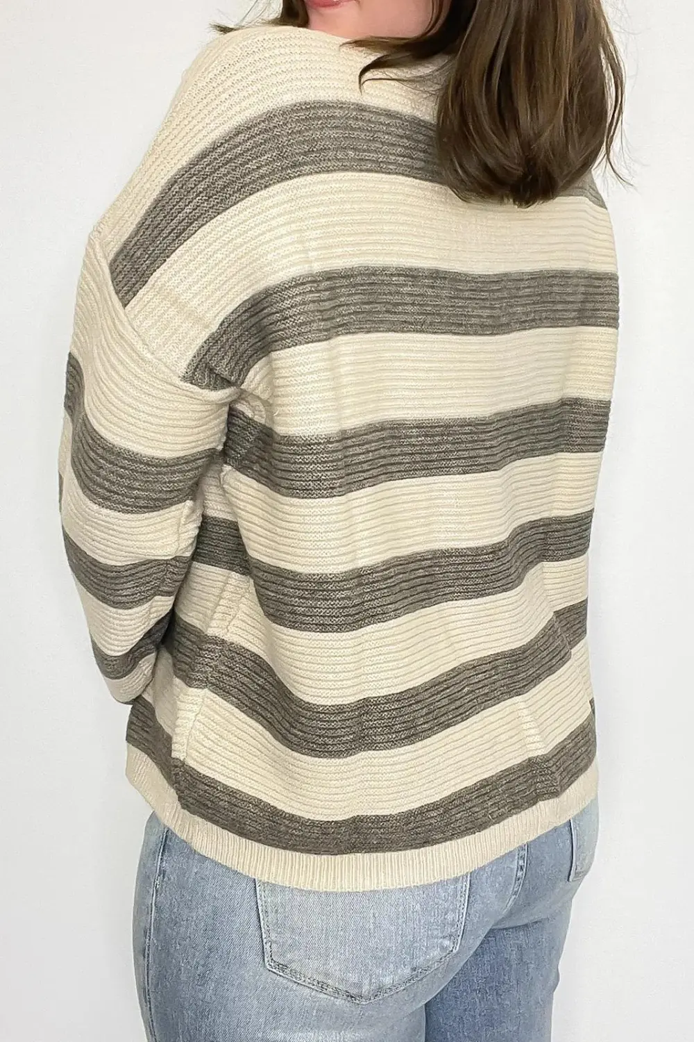 Striped Relaxed Fit Sweater