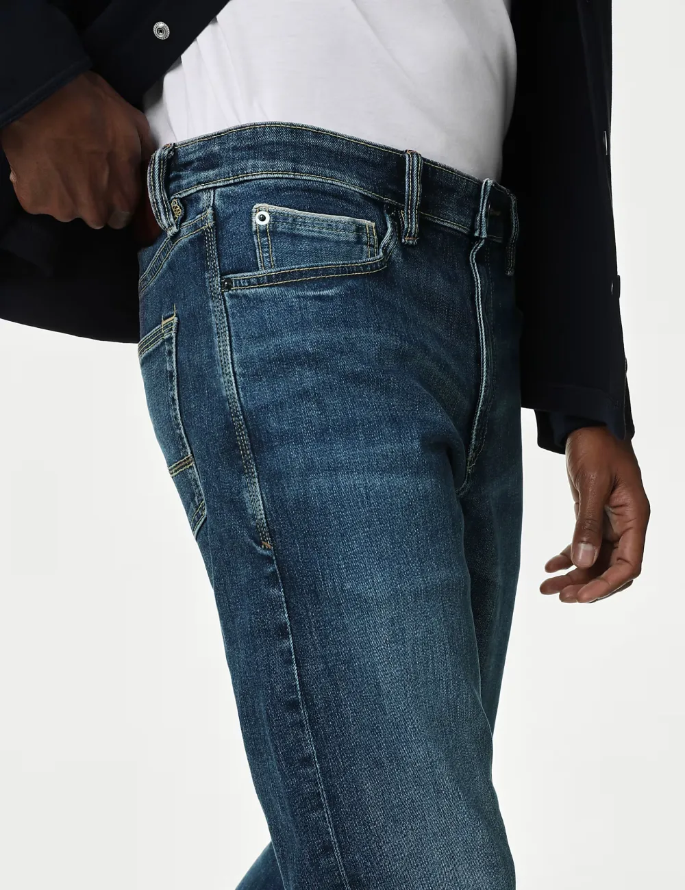 Slim Fit Japanese Selvedge Stretch Jeans