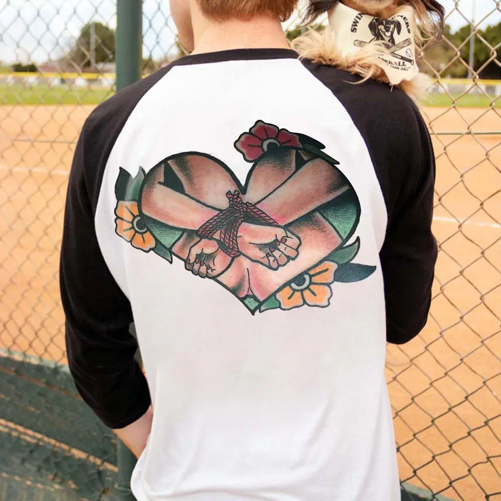 Bondage Game Printed Long Sleeve T-shirt